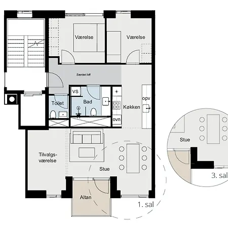 Fantastic 2-bed Wbalcony In North Habour Copenhagen